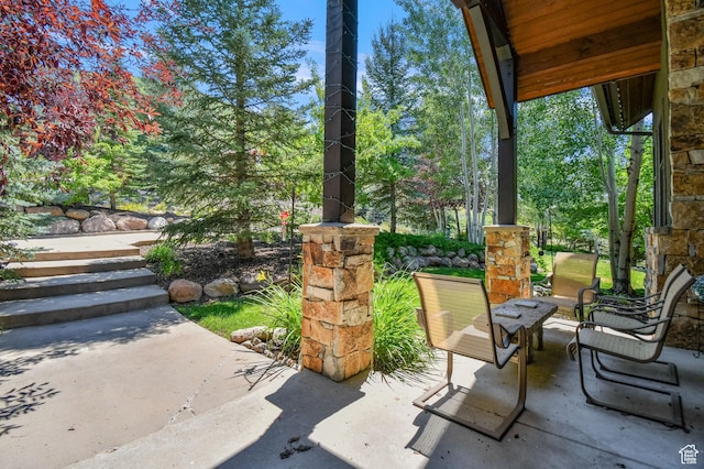 view of patio