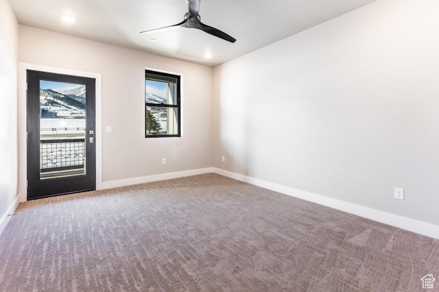 1166 W Helling Cir Unit 203, Heber City, UT 84032 - spare room with carpet flooring and ceiling fan