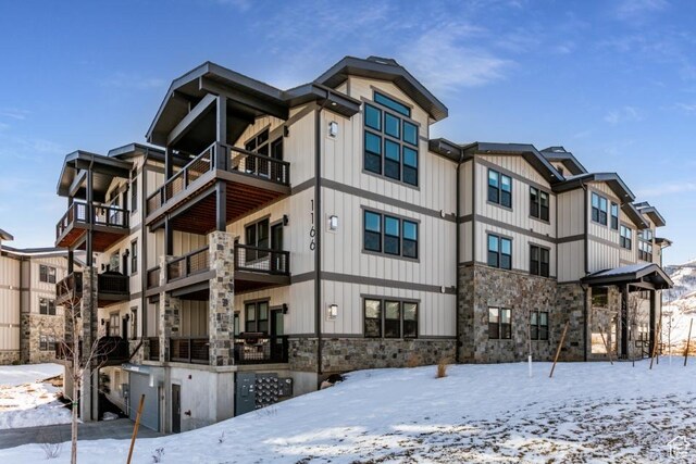1166 W Helling Cir Unit 203, Heber City, UT 84032 - view of snow covered property