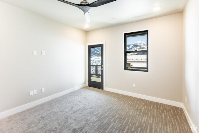 1166 W Helling Cir Unit 203, Heber City, UT 84032 - carpeted empty room with ceiling fan