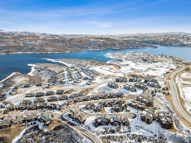 1166 W Helling Cir Unit 203, Heber City, UT 84032 - aerial view featuring a water and mountain view