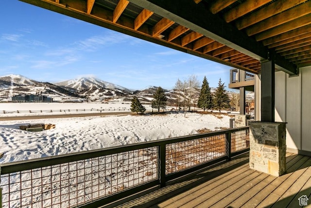 1166 W Helling Cir Unit 203, Heber City, UT 84032 - snow covered back of property with a mountain view