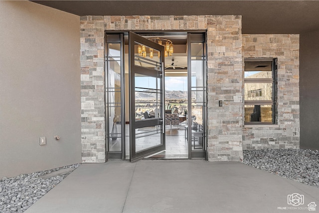 2523 N Chaco Trl, St George, UT 84770 - view of exterior entry featuring stone siding