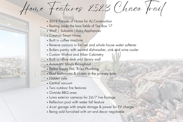 2523 N Chaco Trl, St George, UT 84770 - view of miscellaneous document