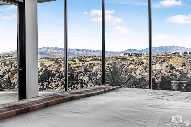 2523 N Chaco Trl, St George, UT 84770 - unfurnished bedroom with a mountain view
