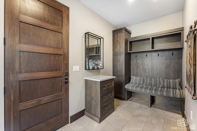 2523 N Chaco Trl, St George, UT 84770 - mudroom featuring baseboards