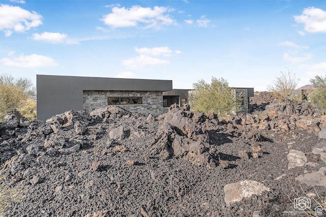 2523 N Chaco Trl, St George, UT 84770 - exterior space with stone siding and stucco siding