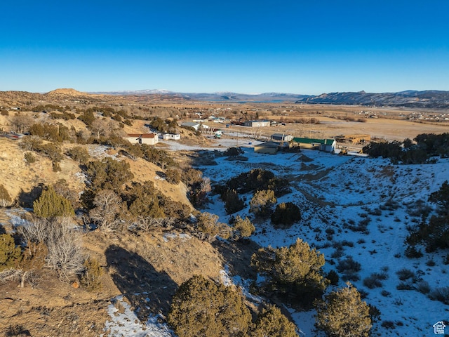 80 S Chipper Ln, Manila, UT 84046 - birds eye view of property featuring a mountain view