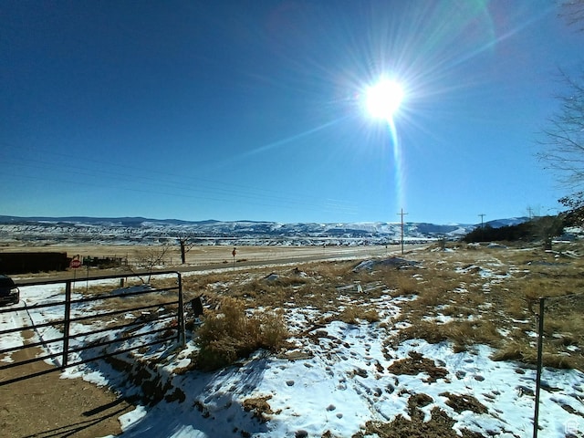 80 S Chipper Ln, Manila, UT 84046 - view of yard featuring a mountain view and a rural view