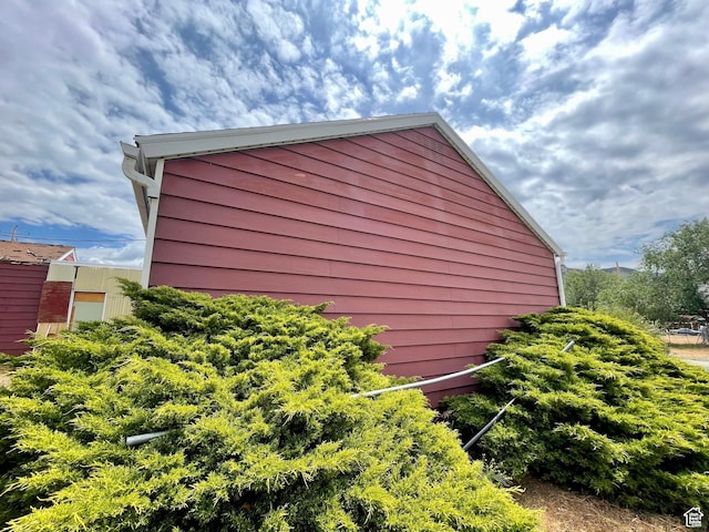 view of side of home