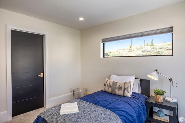 bedroom featuring carpet floors