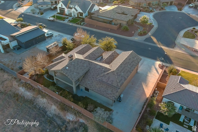 drone / aerial view