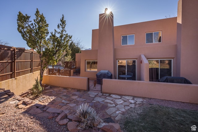 view of rear view of property