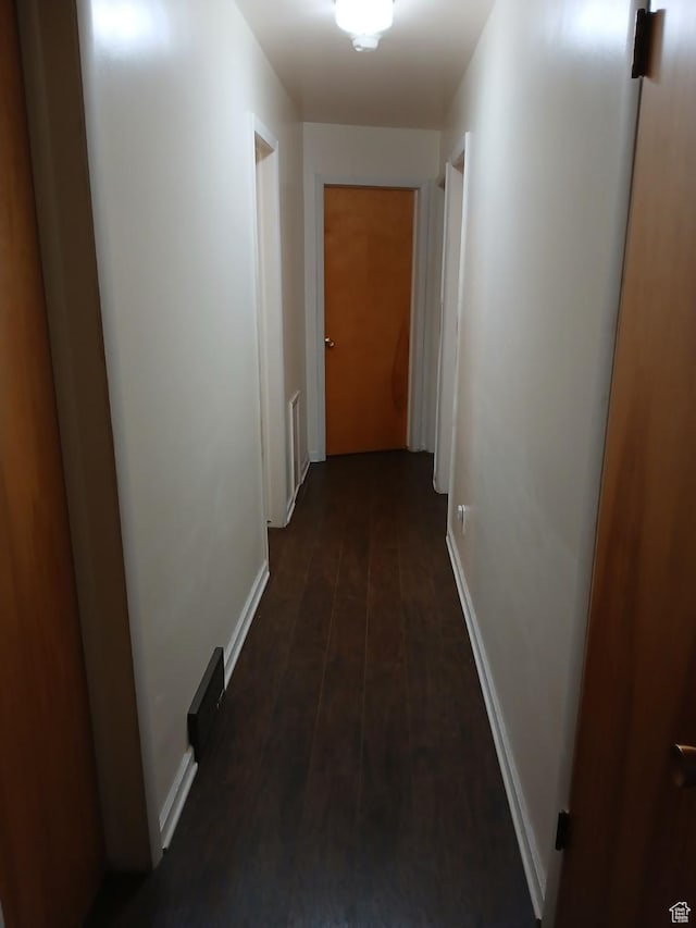 237 N 500 W, Vernal, UT 84078 - hall with dark wood finished floors and baseboards