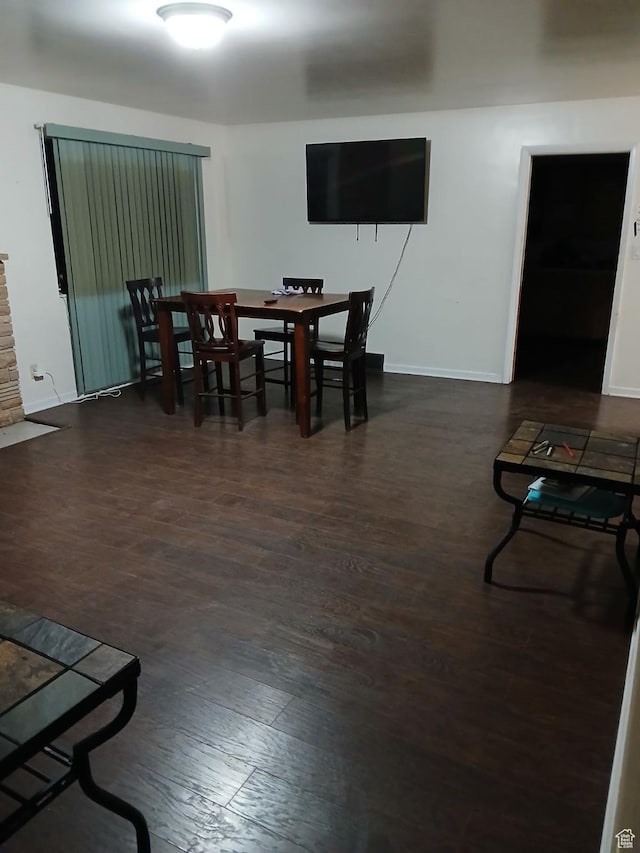 237 N 500 W, Vernal, UT 84078 - dining room with dark wood finished floors and baseboards
