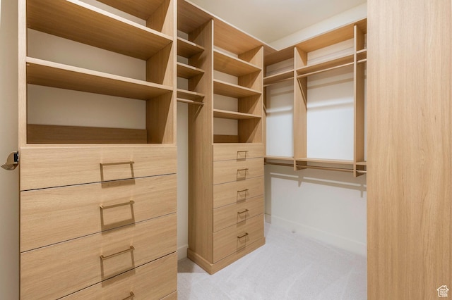 7277 W Hall Crossing Dr S, Herriman, UT 84096 - walk in closet featuring light carpet