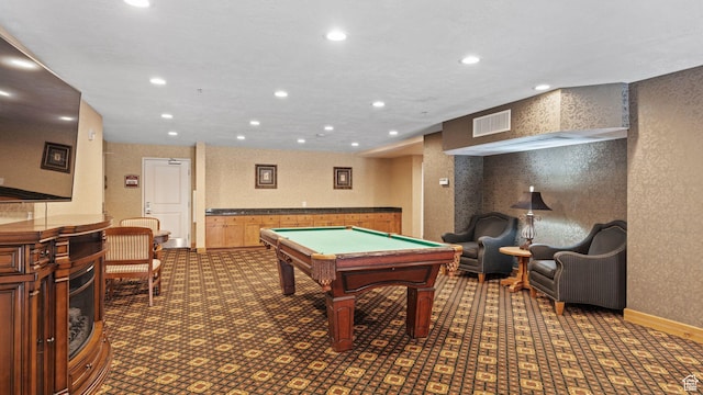 840 Bigler Ln W Unit 3023, Midway, UT 84049 - playroom with billiards and dark carpet