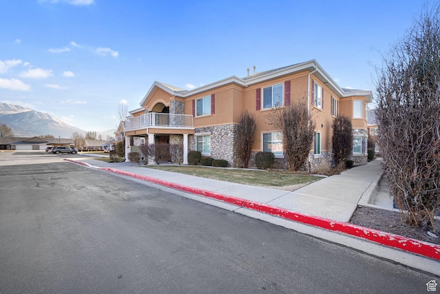502 S 1040 E Unit 243, American Fork, UT 84003 - view of front of property with a balcony and a mountain view