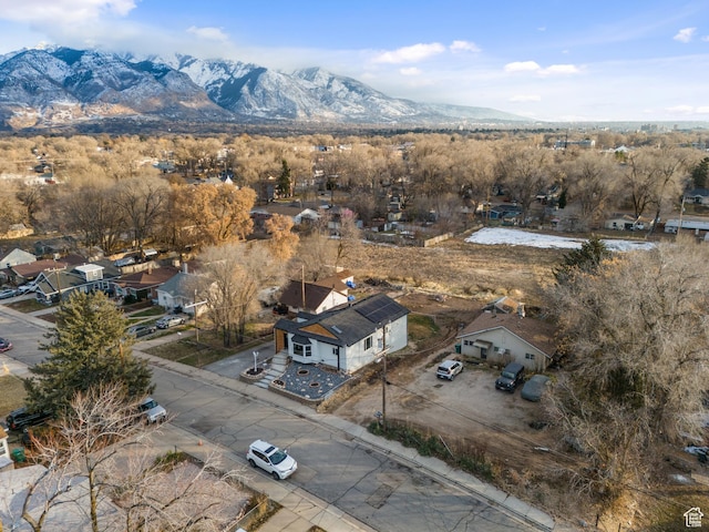 225 8th St, Ogden, UT 84404 - drone / aerial view featuring a mountain view