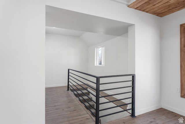 225 8th St, Ogden, UT 84404 - stairway featuring wood-type flooring