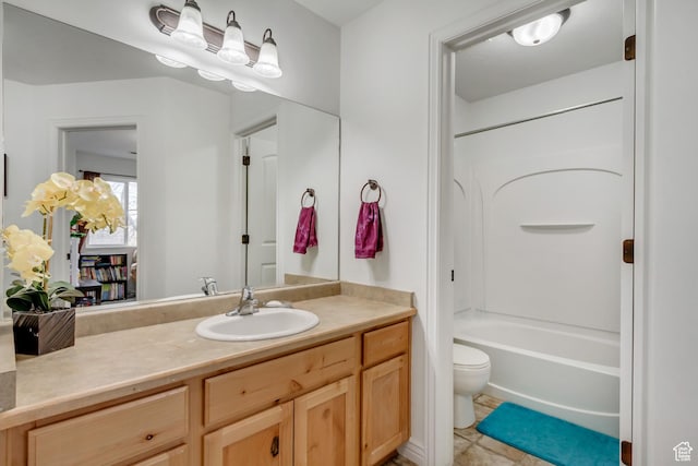 911 W 310 S, Pleasant Grove, UT 84062 - full bathroom featuring toilet, tile patterned floors, bathing tub / shower combination, and vanity