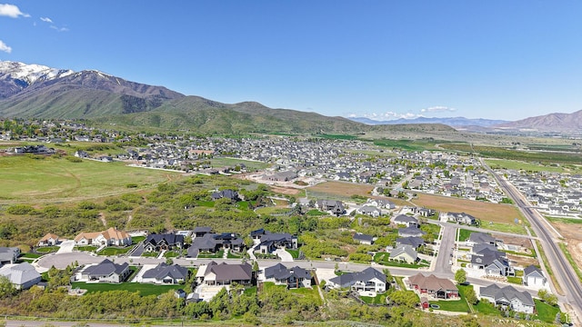 1244 N Washougal, Elk Ridge, UT 84651 - aerial view of property and surrounding area with nearby suburban area and mountains