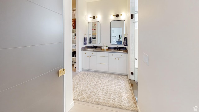 1244 N Washougal, Elk Ridge, UT 84651 - bathroom with tile patterned floors and double vanity