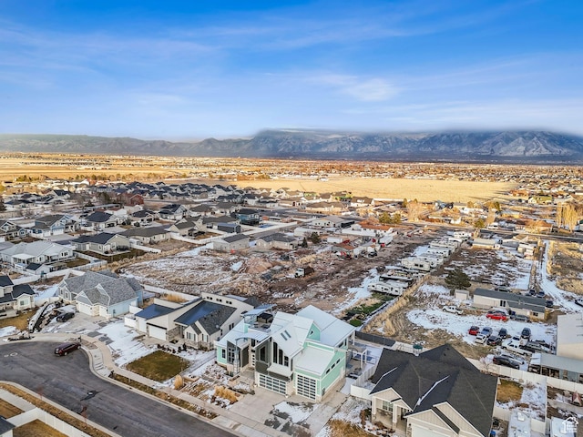 13599 S White Pony Rd W, Herriman, UT 84096 - aerial view featuring a mountain view