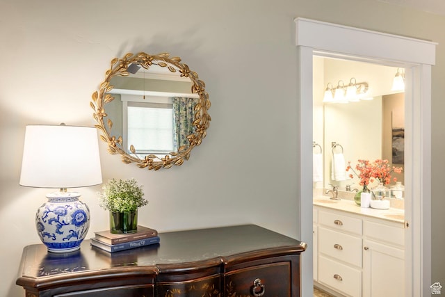 room details with a sink