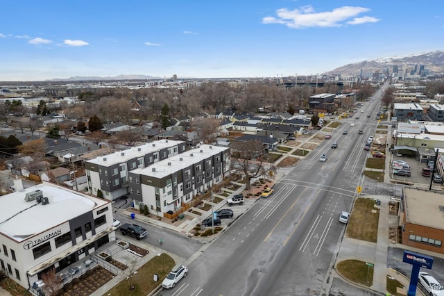1570 S Main St Unit 102, Salt Lake City, UT 84115 - birds eye view of property with a mountain view
