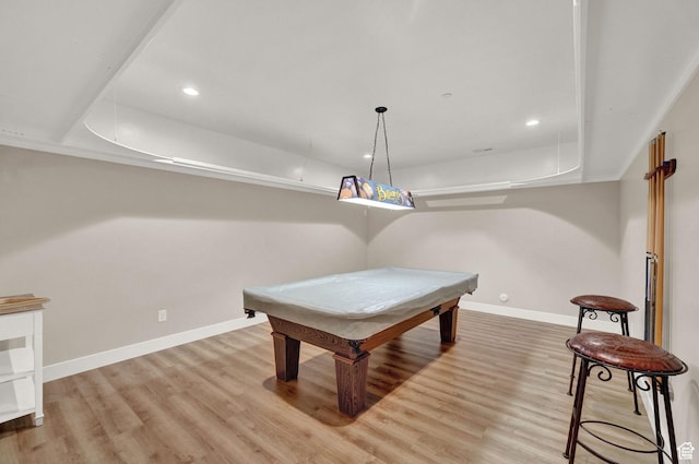10694 E Cottonwood Ln Unit 539, Heber City, UT 84032 - recreation room with light wood finished floors, recessed lighting, and baseboards