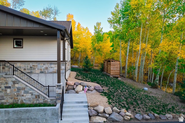 10694 E Cottonwood Ln Unit 539, Heber City, UT 84032 - view of yard featuring stairway