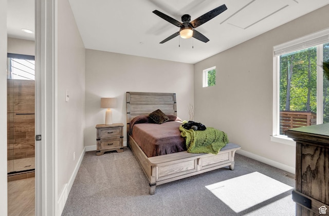 10694 E Cottonwood Ln Unit 539, Heber City, UT 84032 - carpeted bedroom featuring baseboards and ceiling fan