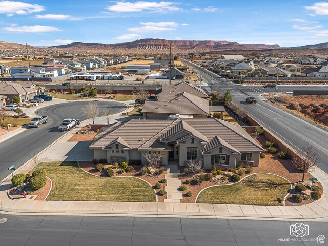 1987 S 2940 E, St George, UT 84790 - aerial view with a mountain view