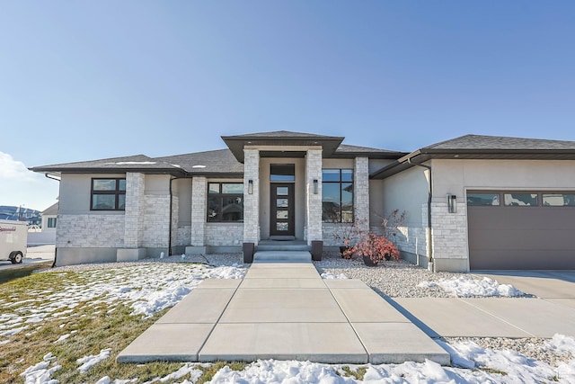 51 N Gray Fox Cir, Kaysville, UT 84037 - prairie-style house with a garage