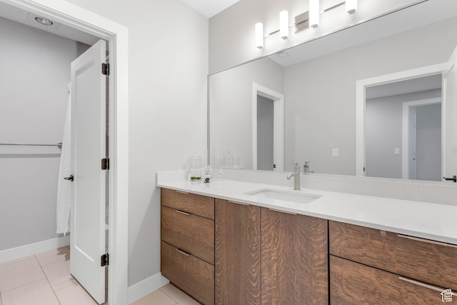 51 N Gray Fox Cir, Kaysville, UT 84037 - bathroom with tile patterned flooring and vanity