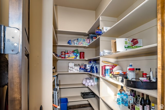view of pantry