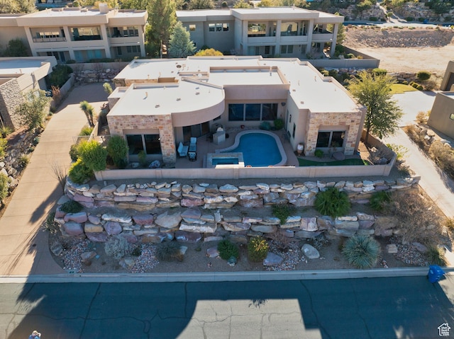 drone / aerial view