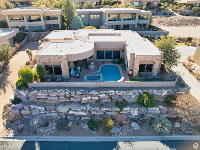 drone / aerial view