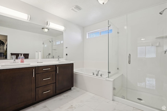 6343 W 7900 S, West Jordan, UT 84081 - bathroom featuring independent shower and bath and vanity