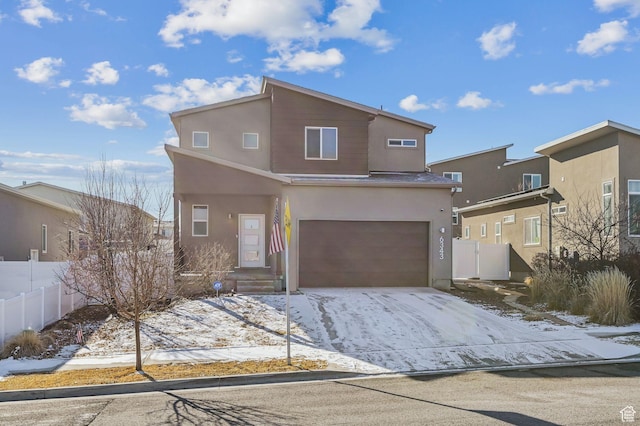6343 W 7900 S, West Jordan, UT 84081 - view of front facade with a garage