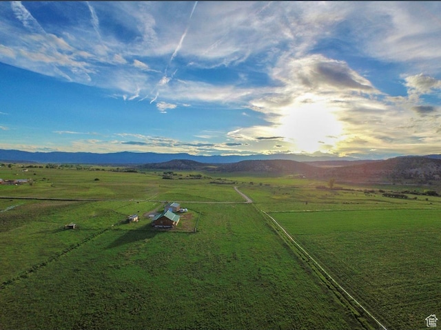 19600 N 8250 E, Mount Pleasant, UT 84647 - birds eye view of property with a rural view and a mountain view