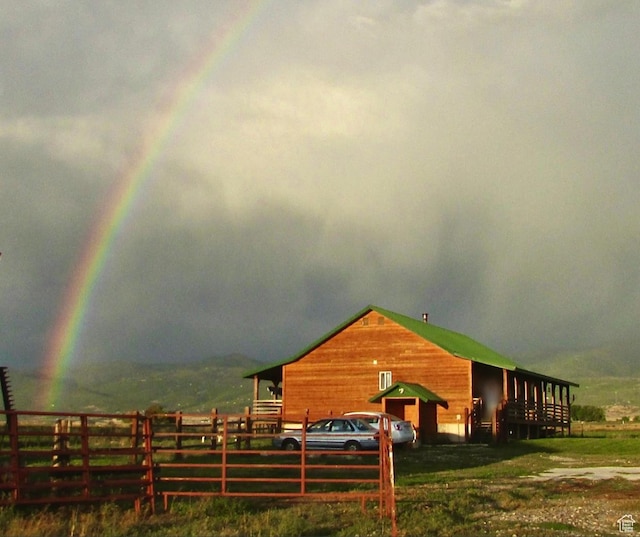 19600 N 8250 E, Mount Pleasant, UT 84647 - view of property's community with an outbuilding, a rural view, and fence