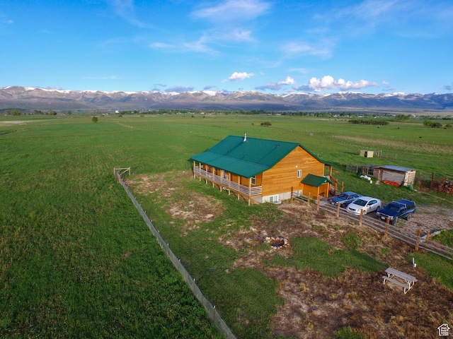 19600 N 8250 E, Mount Pleasant, UT 84647 - drone / aerial view with a mountain view and a rural view