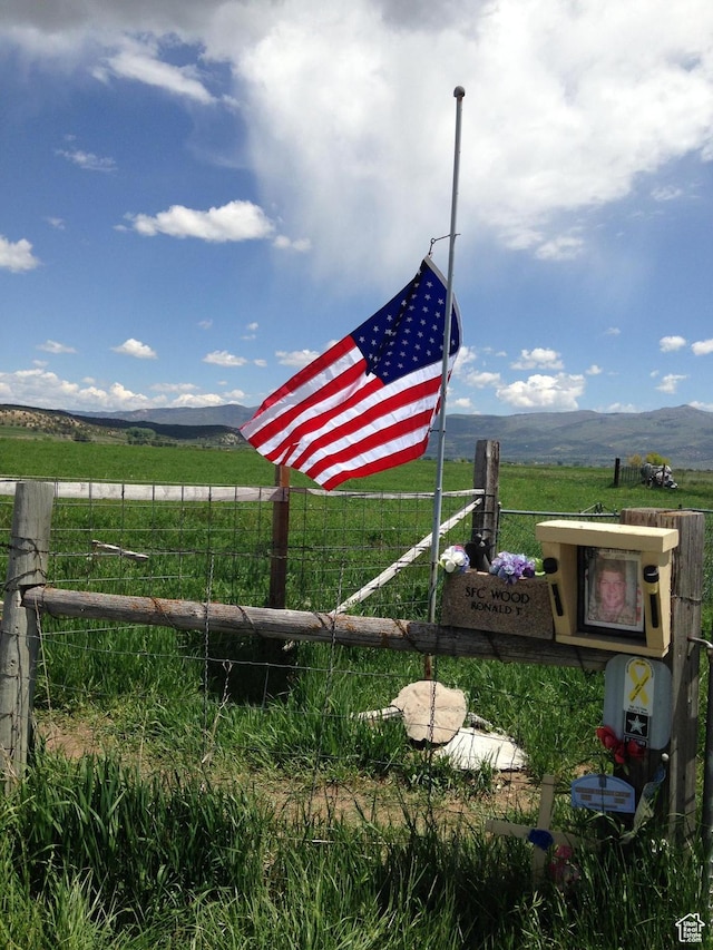 19600 N 8250 E, Mount Pleasant, UT 84647 - view of property's community with a rural view, a mountain view, and fence