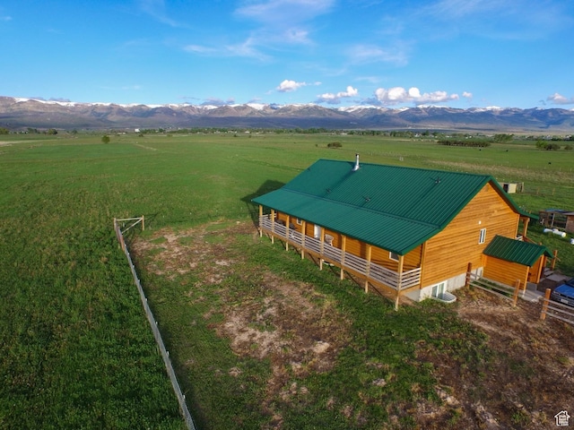 19600 N 8250 E, Mount Pleasant, UT 84647 - aerial view featuring a rural view and a mountain view