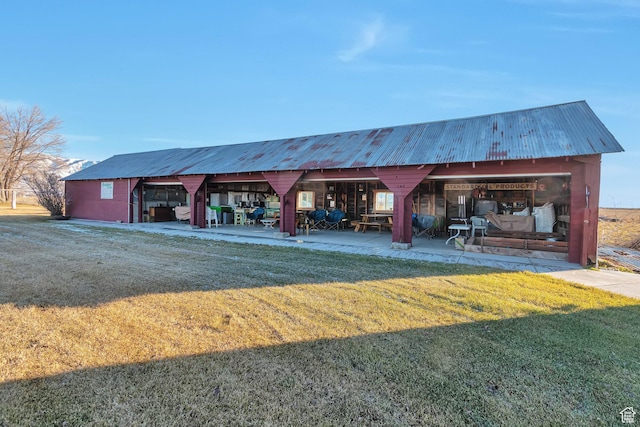 320 S 800 W, Lewiston, UT 84320 - exterior space featuring a lawn and metal roof