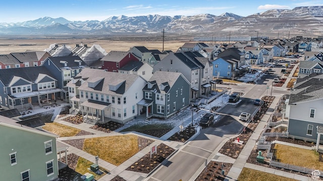6671 W Skip Rock Rd, South Jordan, UT 84009 - birds eye view of property with a mountain view