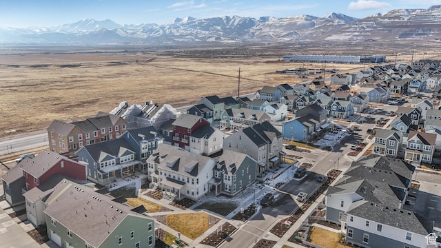 6671 W Skip Rock Rd, South Jordan, UT 84009 - bird's eye view featuring a mountain view