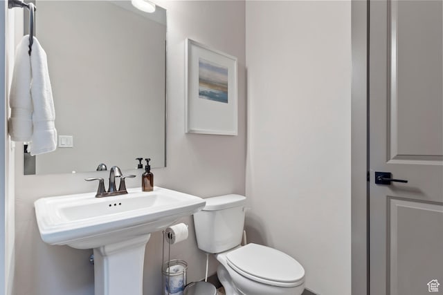 bathroom with toilet